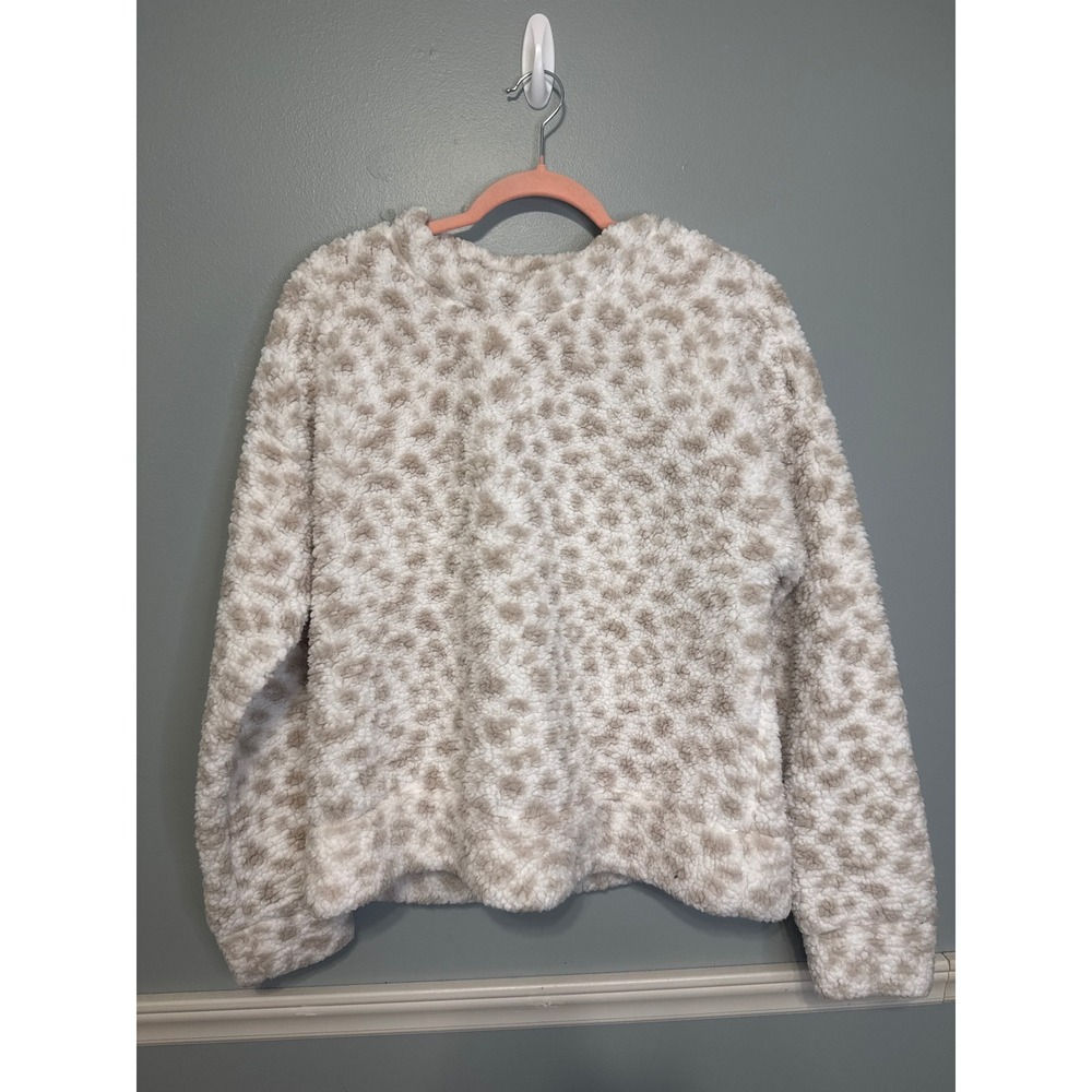 Thread and Supply Cheetah Print Sherpa